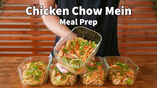 Meal Prep In 40 Minutes  Chicken Chow Mein Recipe [upl. by Solram]