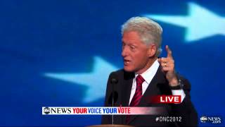 Bill Clinton DNC Speech COMPLETE Were In This Together vs Youre On Your Own [upl. by Anale552]