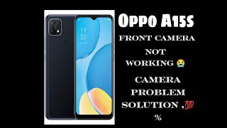 oppo a15 front camera not working solution [upl. by Atnwahs]