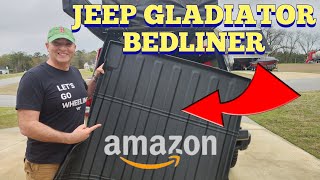 Amazon Dropin Bedliner for Jeep Gladiator  TripleALiners  Install amp Review [upl. by Norah]