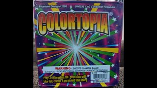 COLORTOPIA BY PHANTOM FIREWORKS 25 SHOT 200 GRAM [upl. by Nylireg]