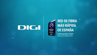 DIGI  Red de fibra más rápida de España [upl. by Aytnahs]