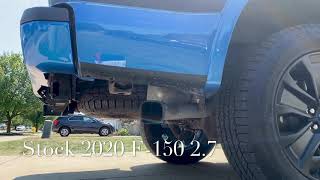 2020 F150 27 Ecoboost resonator delete [upl. by Sutphin962]