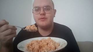 🌵 korvstroganoff med ris mukbang🌵 [upl. by Nwahsyar]