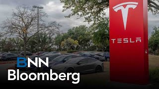 Tesla reports higherthanexpected Q3 earnings [upl. by Nylesoy]