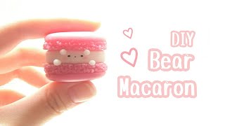 ［手作］3分鐘教會你！新手必學！超仿真馬卡龍！How to make Clay Bear Macaron｜Yuu [upl. by Nipsirc]