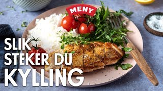 Slik steker du kylling [upl. by Maclay]