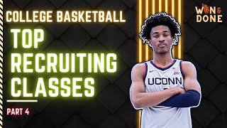 Top Recruiting Classes in College Basketball  College Basketball Recruiting News [upl. by Flossie508]