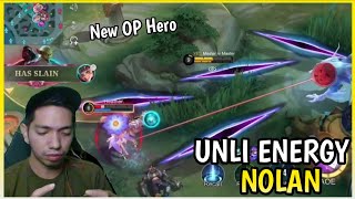 Get More Energy with This Trick on New Hero Nolan  Nolan Gameplay  MLBB [upl. by Petua918]