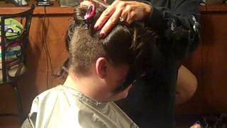 Rare sight matt gets hair cut part 1 [upl. by Yorick]