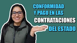 Conformidad y Pago en las Contrataciones del Estado [upl. by Livesay]