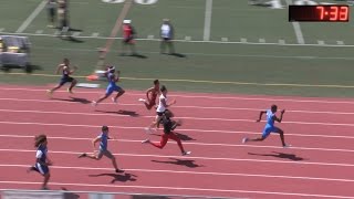 2016 TF  CIFSS D3 Prelims  Boys 100M Dash 6 Heats [upl. by Audrey]