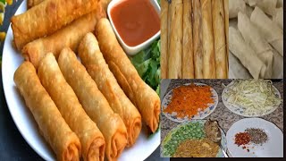 How to Make Spring Roll  Spring Roll Recipe [upl. by Roderigo]