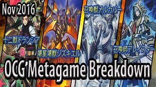 OCG Metagame Breakdown Nov 2016  Zodiac Beasts in EVERYTHING Enter Eidolons 3 [upl. by Gannes16]