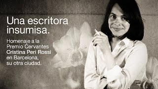 Una escritora insumisa Homenaje a Cristina Peri Rossi en Barcelona su otra ciudad [upl. by Benoit]