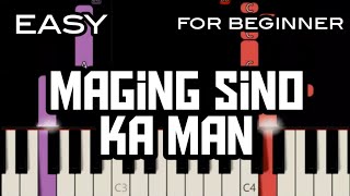 MAGING SINO KA MAN  LYRICS   ARIEL RIVERA  EASY PIANO [upl. by Adnahcal]