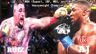 ANDY RUIZ VS ANTHONY JOSHUA 1 BOXING FIGHT HIGHLIGHTS [upl. by Freiman]