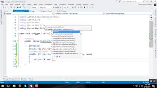 Swagger UI with Aspnet WebApi 2 Integration [upl. by Ennaeirrac]