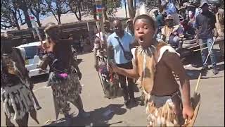 Amabutho at Bulawayo City Hall  King Mzilikazi day commemoration 2024 [upl. by Roderigo]