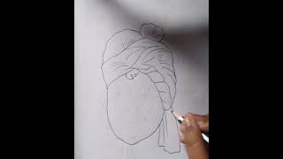 Swami Vivekananda  drawing videos  sketching  easy sketch  youtube shorts☺️🥰 [upl. by Cortney267]