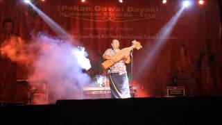 Lan E Sape Cover by Thambunesia Pekan Gawai Dayak 2017 dirumah Radangk [upl. by Asum]