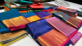 TNagar Pachiyappas silk Christmas ampNew year collection wedding silk sarees tissue and soft silks [upl. by Syman]