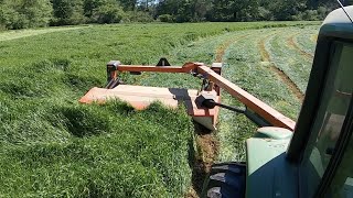 Cutting Hay On New Ground In The River Bottoms [upl. by Neelac658]