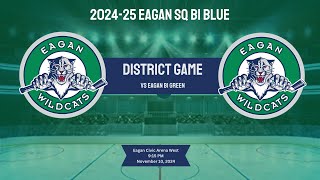 Eagan SQB1 Blue Vs Eagan SQ B1 Green 111024 [upl. by Nehgam]