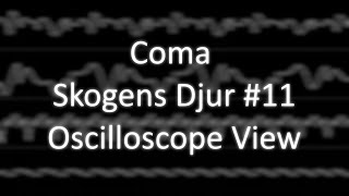 Coma  quotSkogens Djur 11quot Amiga MOD Oscilloscope View [upl. by Sadira]