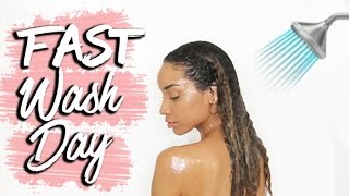 My FASTER Wash Day Routine For Curly Hair [upl. by Ephrem991]