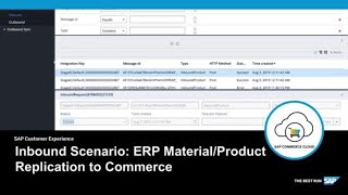 Inbound Product Replication from ERP to SAP Commerce Cloud  SAP Commerce Cloud [upl. by Nosae426]