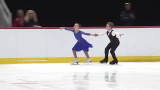 European Waltz  ice dancing by Nicholas and Sophia Kartashov [upl. by Saerdna655]