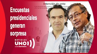 Últimas encuestas presidenciales sorprenden a colombianos pero no generan cambios en candidatos [upl. by Eberly543]