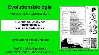 Paläobiologie amp Geologische Zeitskala [upl. by Aline]