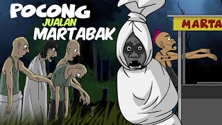 Pocong Jualan Martabak  Kartun Hantu Lucu [upl. by Atse]