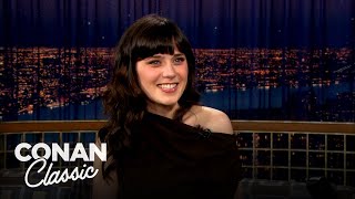 Zooey Deschanel Only Saw quotElfquot Once  Late Night with Conan O’Brien [upl. by Brina]