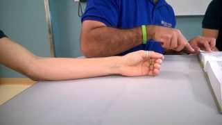 Goniometry Wrist Extension [upl. by Ahseinar25]