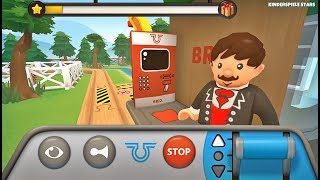 Brio Eisenbahn  Neue Weichen Rundfahrt 🚄 Brio World App  Kinderspiele Stars [upl. by Pelag]