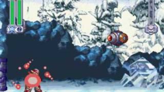 Rockman X4 PSX  Part 09 quotXquot  Snow Base Area [upl. by Annayoj]