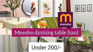 Dinning Area makeover With Meesho  Dinning Table meesho Haul  All products Under 200🏡☘️ [upl. by Silvan]