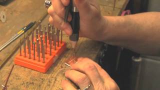 Flush Set Riveting  Jewelry Tips with Nancy [upl. by Deehahs]