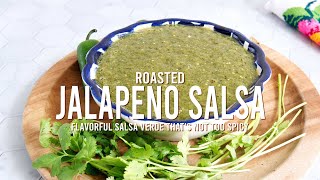 Roasted Salsa Verde Mild Salsa Recipe salsa [upl. by Lustig]