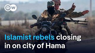 Why the Syrian military cant resist the rebels as they advance on the city of Hama  DW News [upl. by Htinek]