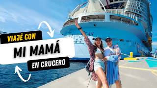 ¡Así es Viajar en uno de los CRUCEROS más GRANDES del MUNDO Viajé con mi mamá [upl. by Thad]