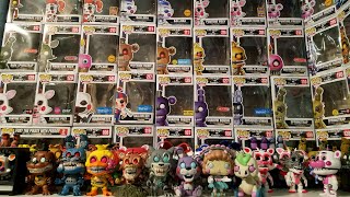 My Collection Every FNAF Funko Pop The Twisted Ones Chase Five Nights At Freddys 6 Pops Comin soon [upl. by Calvano]