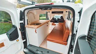 ULTIMATE TINY CAMPER  FULL TOUR  2022 Ford Transit Connect [upl. by Fasa]