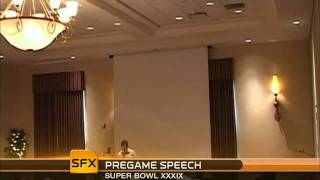 Belichick PreGame Super Bowl XXXIX Speech [upl. by Grange]