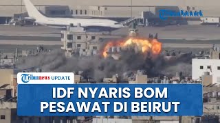 Detikdetik Rudal Jet Tempur Israel Nyaris Hantam Pesawat Berpenumpang di Bandara Rafik Hariri [upl. by Herm]