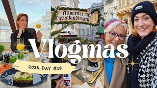 Vlogmas 2024 Day 18 🥞🎄💝 WienTag mit Mama Brunch Christkindlmarkt Freyung [upl. by Kellyann]