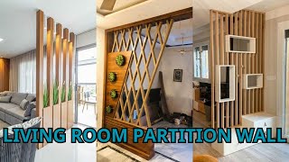 Modern Living Room Partition Wall Design 2025  Partition Wall Design Ideas [upl. by Adnirolc]